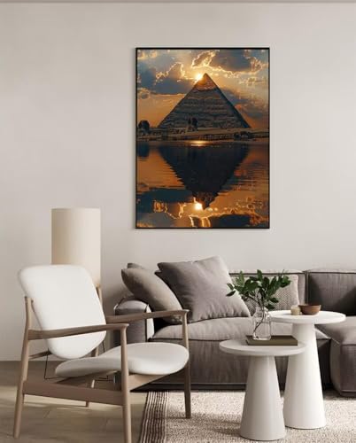 Diamond Painting Égypte grand format 80x100cm avec kit complet de broderie diamant
