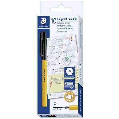 Stylo à bille fin noir Staedtler 430 indispensable au bureau et pour les études
