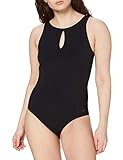 Speedo Damen Vivashine Badeanzug, Schwarz, D38