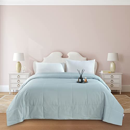 The Cotton & Silk® Machine Washable Silk Quilt/Bedspread/Blanket/Duvet Insert for Summer - Silk...