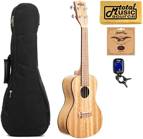 Kala KA-PWC/LH Pacific Walnut Concert Left Handed Ukulele w/Gigbag Bundle