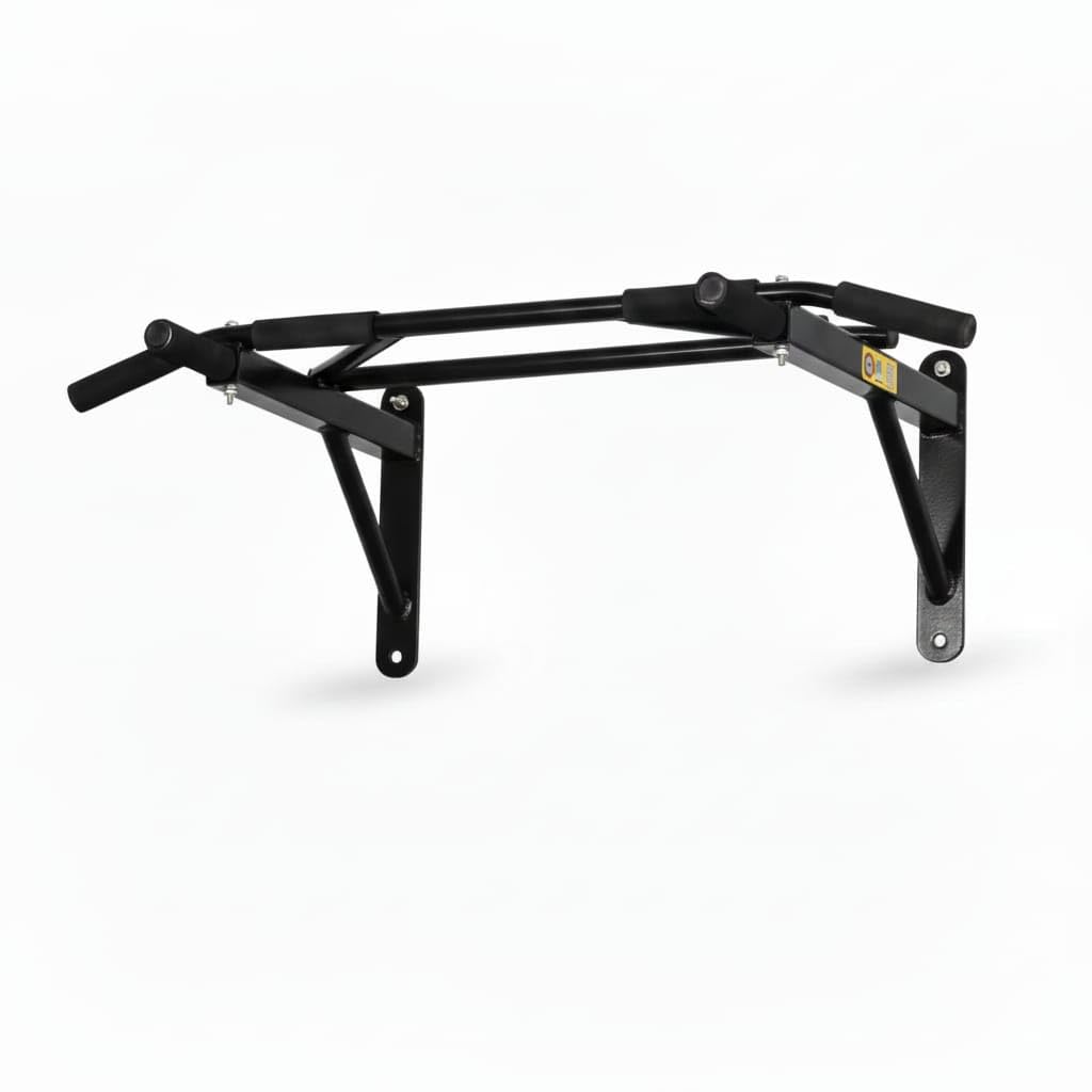 Protoner Multigrip Wall Mounted Chin up Bar Pullup bar (Black)-image-11