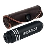 Handheld Diffraction Spectroscope, Pocket-Sized Grating Gemological Spectrometer in a Gem Tool Jewelers Eye...