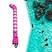 Yiju Surface Marker Buoy Inflatable Tube Highly Visible Snorkeling Scuba Marking Location of Divers Surface Marker Signal Tube, Pink, Length 1.2M
