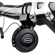 Electric Bike Horn USB Rechargeable Bicycle Bell 120 db Invisible Cycling Alarm Loud Horn Waterproof 3 Modes Alert Ring for Mountain/Road Bike Scooters Handlebar 22-31.8mm