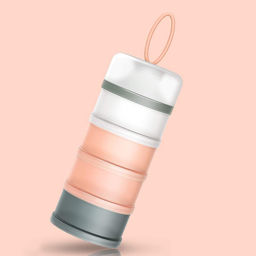 Dispenser Latte In Polvere Queta - 4 Scomparti, Antigoccia, Leggero E Senza BPA, Per Bambini