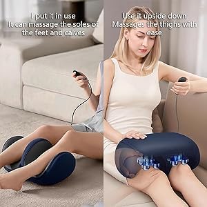 Image of Shiatsu Foot Massager Machine with Heat for Foot and Calf, Delivers Relief for Tired Muscles and Plantar, Deep Tissue, Pain Relief, Promotes Blood Circulation, Gift for Women Men MASSAGER(MASSAGER-1)