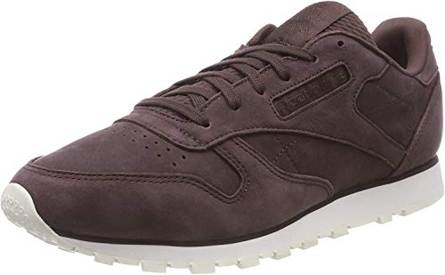 Image of Reebok Women's Classic Leathers Gymnastics Shoes, Grey Enh Lush Earth Chalk Enh Lush Earth Chalk, 8