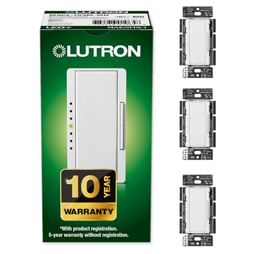 Lutron Maestro LED+ Dimmer Switch for Dimmable LED, Halogen and