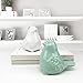 4 Pieces Small Animal Statues Home Decor Modern Style Decorative Ornaments for Living Room, Bedroom, Office Desktop, Cabinets (Bird Blue+Green+Pink+White)