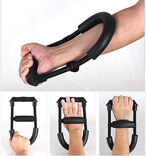 Slyk Hand Wrist Forearm Strengthener, Adjustable Hand Grip Workout Training Exerciser Equipment, Enhance Muscle Strength Power Tool for Athletes Pianists (Black) (B06Y1JZZ76) Amazon Price History, Amazon Price Tracker