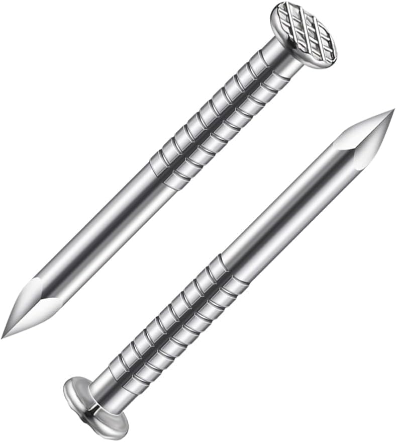 700PCS 304 Stainless Steel Hardware Nails, 3/4 Inch Flat Head Nails for Hanging Pictures,Picture Hanging Nails, Small Nails, Wall Nails, Wood Nails, Finishing Nails