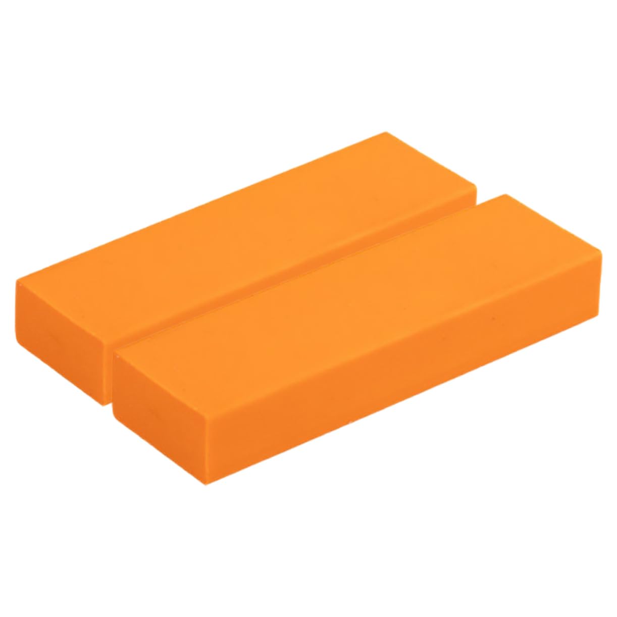 DECHOUS 4 Ensembles La Gomme Recharge Gomme D'évier Pouvoir Gomme De Nettoyage Poubelle Simple Dérouillant Domestique Effaceur De Taches en Acier Inoxydable Caoutchouc Orange 2 Pièces * 4