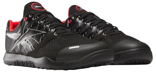 Reebok Sneaker Da Uomo Nano 2.0, Black Energy Red, 44 Eu - 4