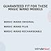 Quiver Bliss by IntimateNeed® - Hitachi Magic Wand, Magic Wand Vibrating Massager, Magic Wand Attachments, Body Safe Silcone Material Which Fits All Magic Wand Hitachi Massagers