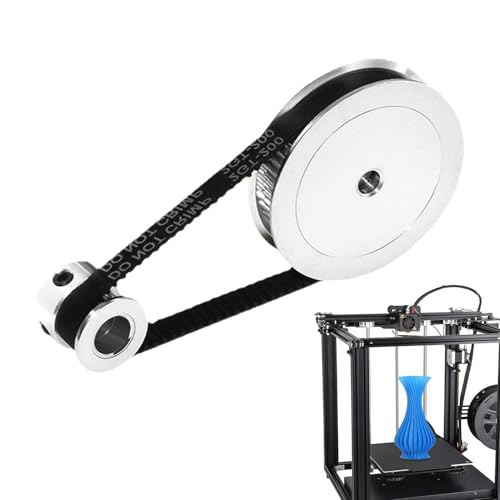 8mm Bore Timing Pulley - 2GT 20T 60T Synchronous Wheel for CNC Motor Drive | Aluminum Gear Set with 6mm Belt Compatibility, Precision Transmission Pulley for Mechanical Automation Use