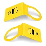 Dreyoo 2PC Engine Coolant Reservoir Cap, Overflow Coolant Recovery Water Tank Cap Compatible with Chrysler/Dodge/Jeep/Ram Replacements 55111074AA, 55111074AB, 52079331, 54201,Car Accessories