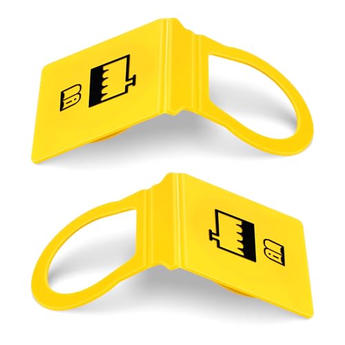 Dreyoo 2PC Engine Coolant Reservoir Cap, Overflow Coolant Recovery Water Tank Cap Compatible with Chrysler/Dodge/Jeep/Ram Replacements 55111074AA, 55111074AB, 52079331, 54201,Car Accessories