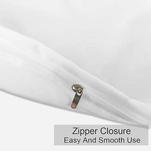 Miniatura 3 de Juego de funda de edredón de 3 piezas, 100 % algodón egipcio, 600 hilos, funda de edredón de lujo con cierre de cremallera y 4 lazos en las