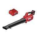 SKIL BL4714B-10 PWR CORE 20 Brushless 400 CFM Leaf Blower Kit, Includes 4.0Ah Battery and Charger