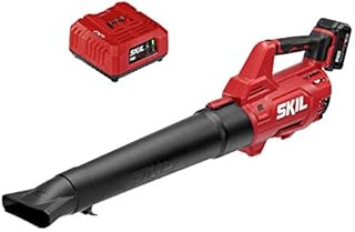 SKIL BL4714B-10 PWR CORE 20 Brushless 400 CFM Leaf Blower Kit, Includes 4.0Ah