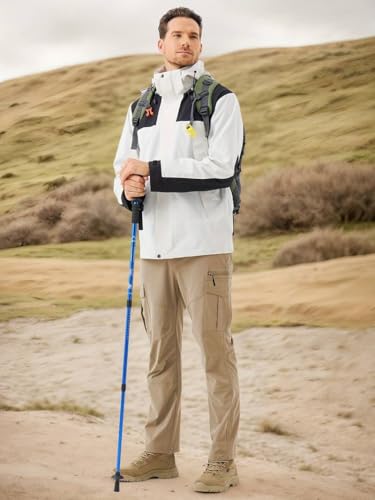 Image of TOPLOT Men's Cargo Pant | Straight Fit Design | Multiple Utility Pockets for Storage | Durable Construction with Comfortable Wear | Functional Everyday Style | Perfect for Casual & Outdoor (5216)