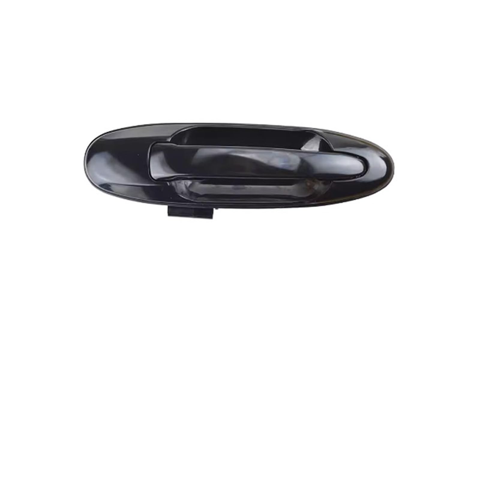 Ldgsuph Black Rear Left Silver/Black Exterior Door Handle Knob Exterior Door Handle Fit For Land Cruiser Lc100 100 Series Fit For Lexus Lx470 1998 1999-2007(Black Rear Left)
