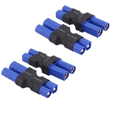 AFDHGS 4 peças de adaptador de conector EC3 macho para fêmea EC5