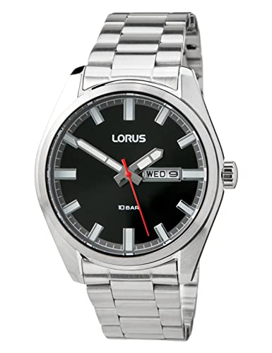 Preisvergleich Produktbild Lorus Herren Analog Quarz Uhr mit Metall Armband RH347AX9