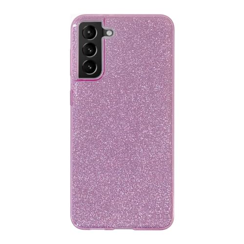 Coque à paillettes brillante et flexible pour Samsung Galaxy A51 violet