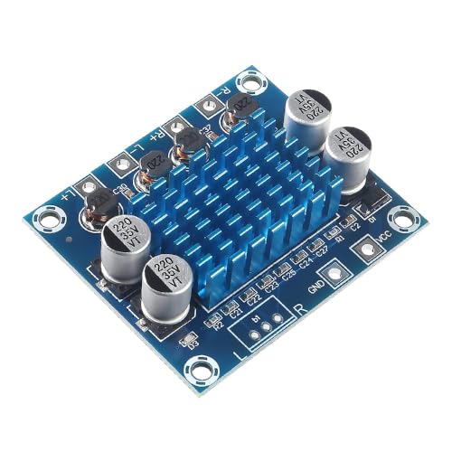 Image of Hexonix TPA3110 Digital Audio Amplifier Board, 30W+30W Dual-Channel Stereo, High-Efficiency Class D, DC 8-26V Compact PCB