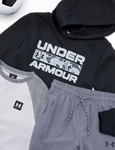 Image of Under Armour Boys' Pullover Hoodie Sweatshirt, Soft & Comfortable Fleece, Outdoor Collection