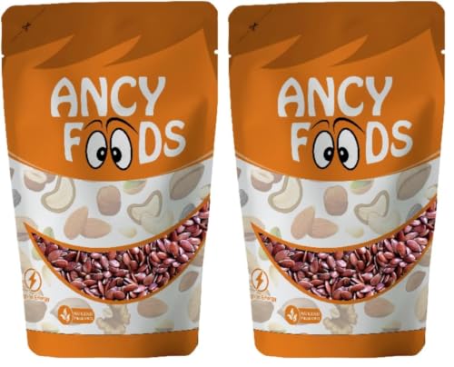 Image of Ancy Foods Premium Dry Fruits Natural Alsi /Flax Seeds 1kg (250gms X 4) (Pack of 2)