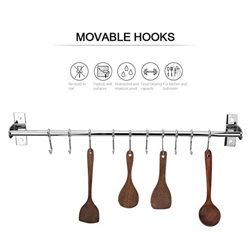 Keuken ophangrail Keukenrailrek Wandgemonteerd hangend keukenopbergrek voor keukenbadkamer - Image 5