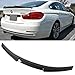 Cuztom Tuning Fits for 2014-2018 BMW F36 4 Series Gran Coupe 4 Door Carbon Fiber Highkick M4 Style Trunk Lid Spoiler Wing