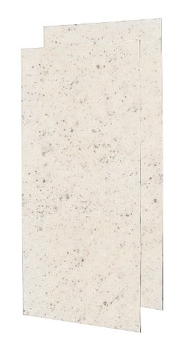 Swanstone Ss0367202.050 Solid Surface Glue-Up 2-Pieces Shower Wall Panel, 0.25-In L X 36-In H X 72-In H, Tahiti Desert #TOP14