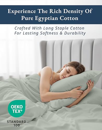 Image of LANE LINEN Extra Deep Pocket Queen Sheets 18-24 Inches Sateen - Silver | Sheets Queen Size Bed Set Cotton - 4-Piece Set, For A Luxurious Night's Sleep, For Guests And Everyday Use, Elegant