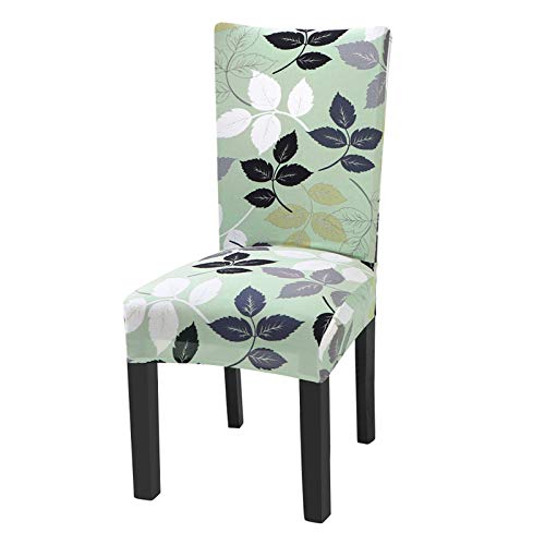 YISUN Fundas de Silla de Comedor en Spandex, Elásticas y Modernas, Extraíbles y Lavables, Fundas de Licra para Sillas Altas 4/6 Piezas Fundas Protectoras para Sillas