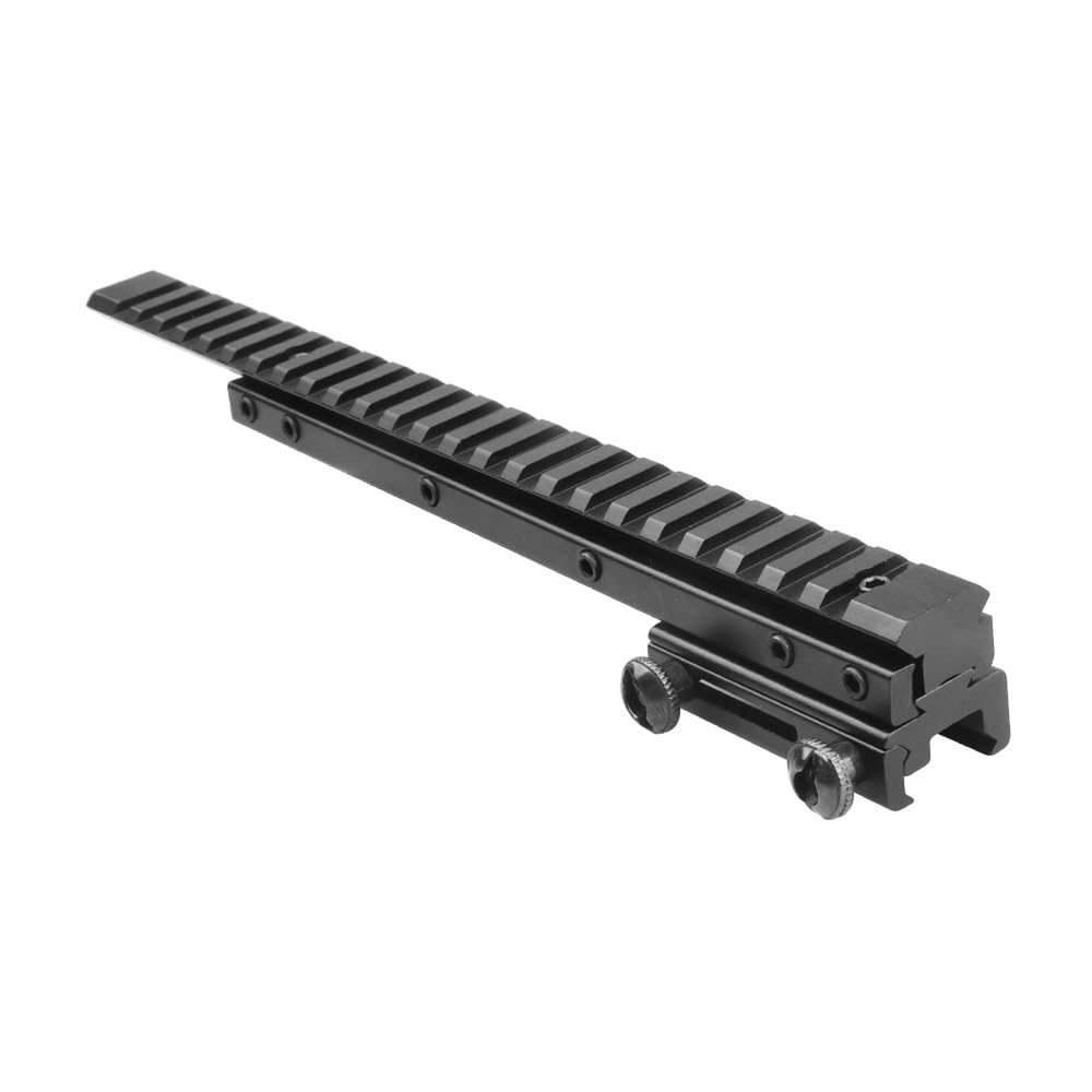 Adaptateur De Conversion for Rail Picatinny 21 Mm, Longueur 260 Mm, 24 Emplacements, Montage Rapide en Alliage D'aluminium