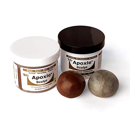 Aves Apoxie Sculpt - 2 Part Modeling Compound (A & B) - 1 Pound, Bronze #TOP1