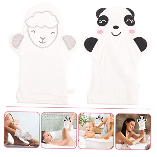 NOLITOY 10 Pçs Esponja Animal Esfoliante Luvas De Banho Para Limpeza De Corpo Doméstico Luvas Fofas