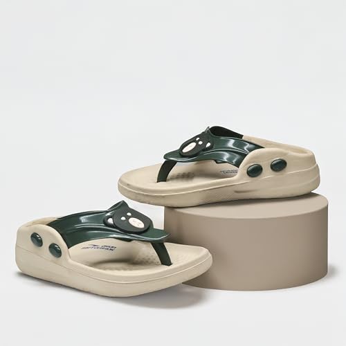 Image of ASIAN KIDS ZOOPY-07 Daily Use Walking Sliders, Casual Slippers, Lightweight and Stylish Flip-Flop Design for Girls & Boys, Perfect for Indoor and Outdoor Wear, Comfortable All-Day Use