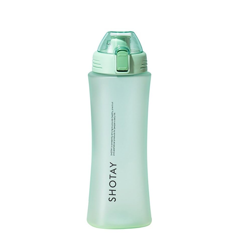 Image of THE VENTI SHOTAY Classic Unbreakable Water Bottle with Sipper BPA Free, Leak-Proof Water Bottle Ideal for Office, Sports, School, Gym (660ML-Green)