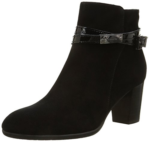 JB Martin Cynthia, Bottes Classiques femme, Noir (Chevre Velours/Veau Vern Noir), 38.5 EU
