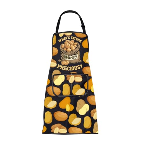Tablier de pommes de terre avec poches vêtement de protection pour préparation culinaire