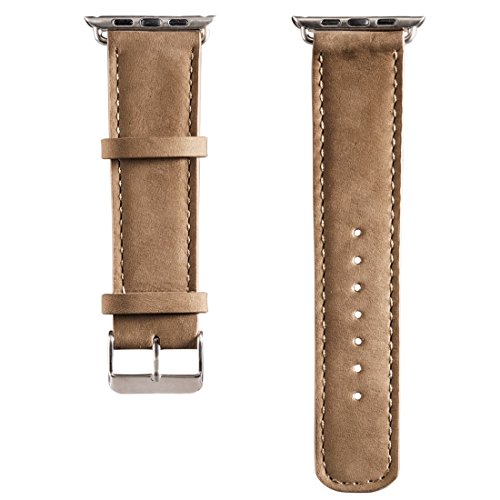 Uhrenarmband Velour (für Apple Watch 38 mm, mit Adapter) nude