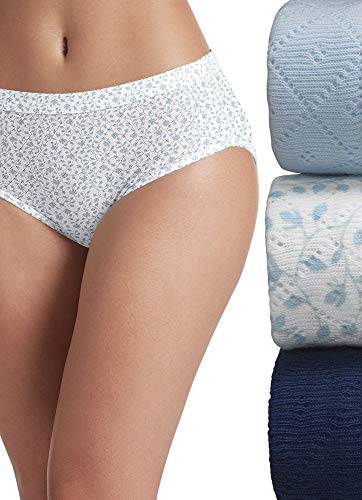 Image of Jockey Women's Underwear 100% Cotton Elance Breathe Hipster - 3 Pack