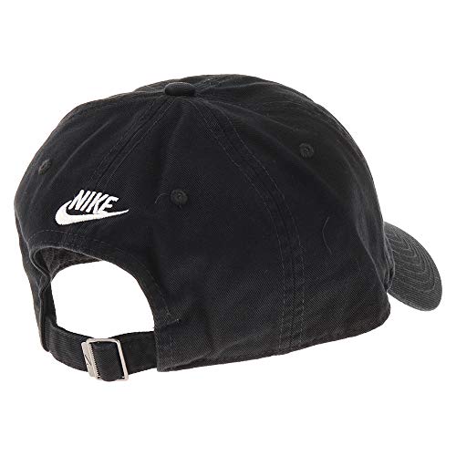 Nike Sportswear Heritage86 Just Do It Washed Cap - Black/White #TOP1