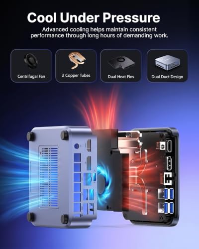Image of ACEMAGIC M5 Mini PC 220H up to 4.9GHz 16GB LPDDR5 512GB NVMe PCIe3.0 SSD