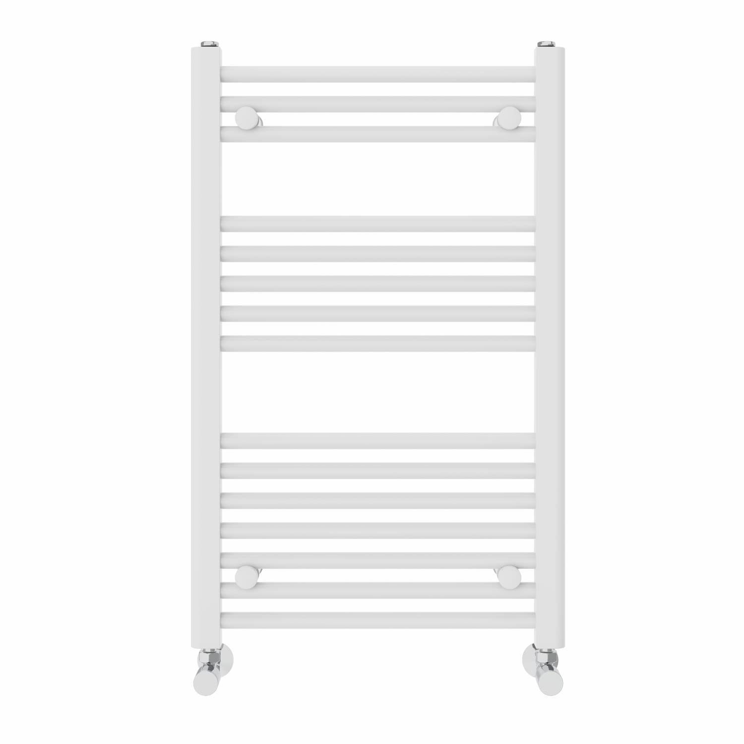 NRG Heated Towel Rail White Bathroom Straight Ladder Radiator Rad 800×500mm